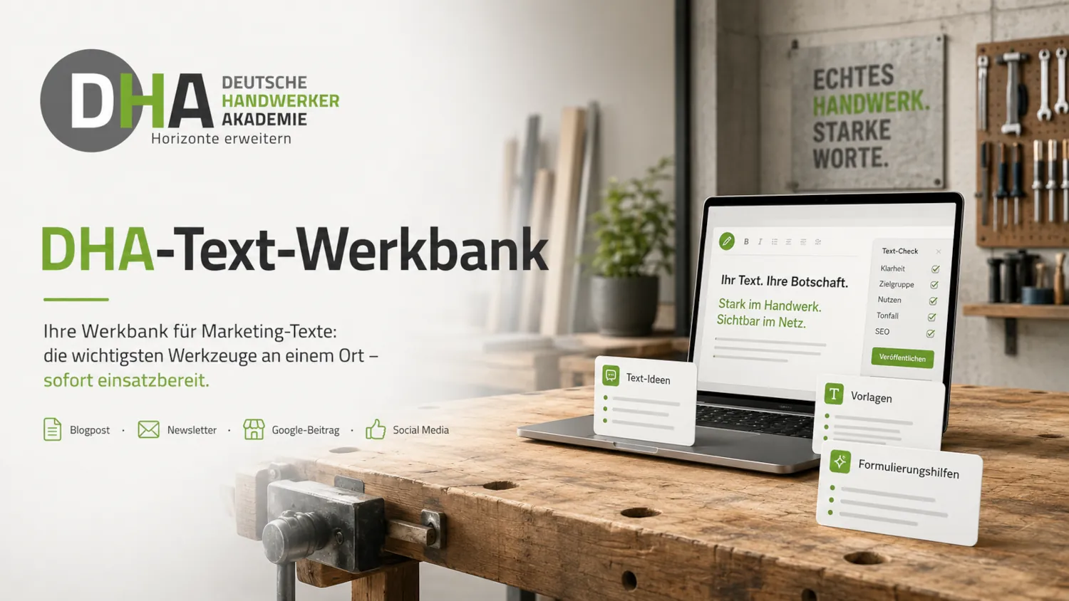 DHA-Text-Werkbank